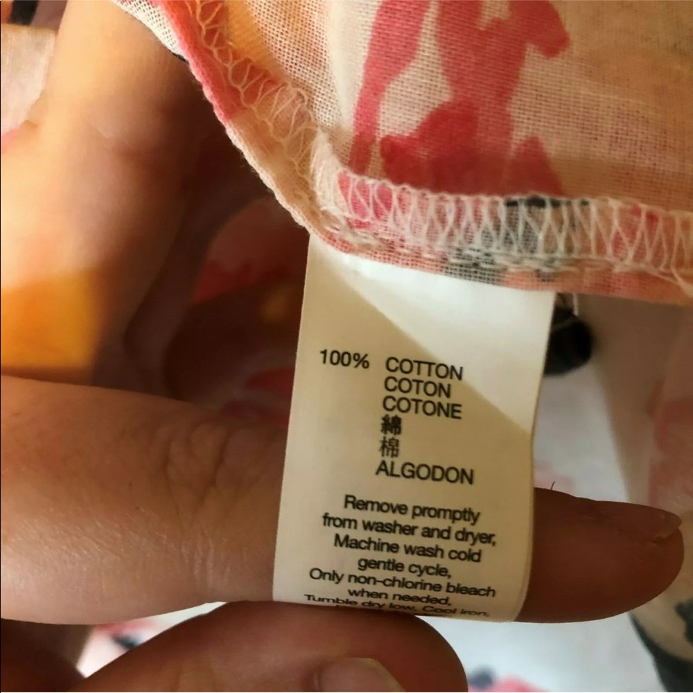 Gap Boyfriend Fit Button Down Top XS Floral Print - Picture 5 of 6